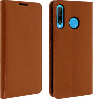 Etui AVIZAR Huawei P30 Lite / Honor 20S Cuir Camel
