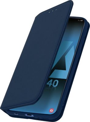 Etui AVIZAR Samsung Galaxy A40 Élégant Bleu Nuit