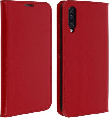 Etui AVIZAR Samsung Galaxy A50 / A30s Cuir Rouge