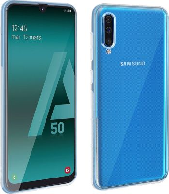 Coque AVIZAR Galaxy A50 Silicone + Film Verre Trempé