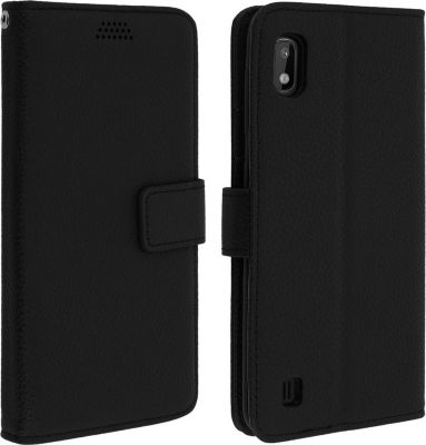 Etui AVIZAR Samsung A10 Portefeuille Support Noir