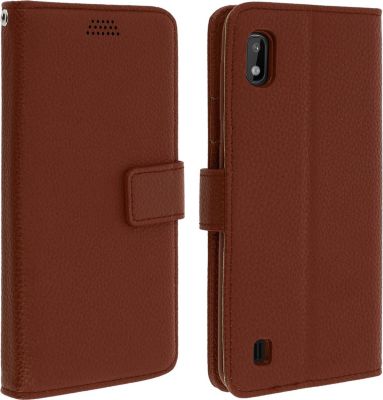 Etui AVIZAR Samsung Galaxy A10 Support Marron