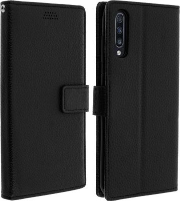 Etui AVIZAR Samsung A70 Portefeuille Support Noir Etui AVIZAR Samsung A70 Portefeuille Support Noir