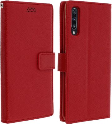 Etui AVIZAR Samsung A70 Portefeuille Support Rouge Etui AVIZAR Samsung A70 Portefeuille Support Rouge