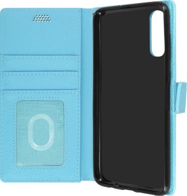 Etui AVIZAR Samsung A70 Portefeuille Support Bleu
