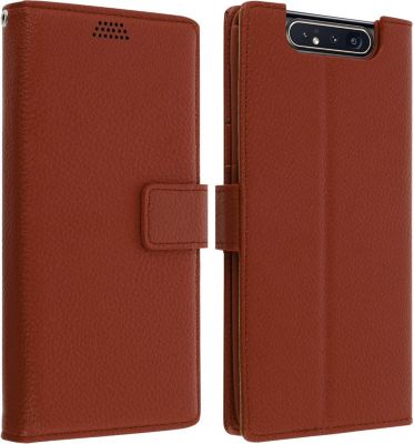Etui AVIZAR Samsung Galaxy A80 Support Marron