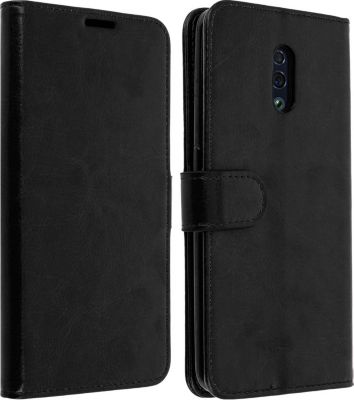 Etui AVIZAR Oppo Reno Portefeuille Vintage Noir Etui AVIZAR Oppo Reno Portefeuille Vintage Noir