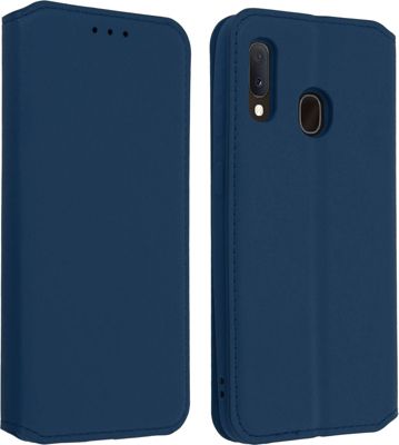 Etui AVIZAR Samsung Galaxy A20e Élégant Bleu Nuit