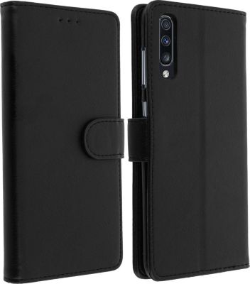 Etui AVIZAR Samsung A70 Portefeuille Chester Noir