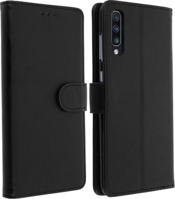 Etui AVIZAR Samsung A70 Portefeuille Chester Noir Etui AVIZAR Samsung A70 Portefeuille Chester Noir