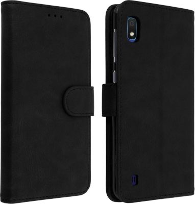 Etui AVIZAR Samsung A10 Portefeuille Chester Noir