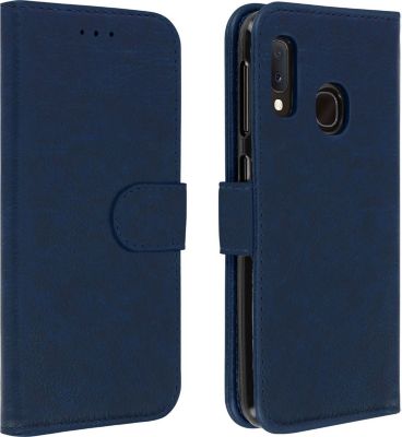 Etui AVIZAR Samsung Galaxy A20e Chester Bleu Nuit