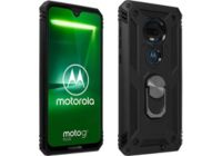 Coque AVIZAR Motorola Moto G7 / G7 Plus Bague Noir