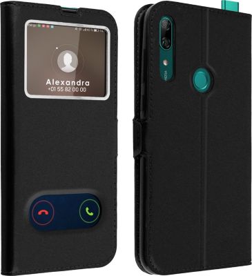 Etui AVIZAR P Smart Z , Honor 9X Double Fenêtre Noir Etui AVIZAR P Smart Z , Honor 9X Double Fenêtre Noir