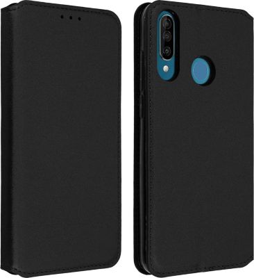 Etui AVIZAR Wiko View 3 Portefeuille Élégant Noir