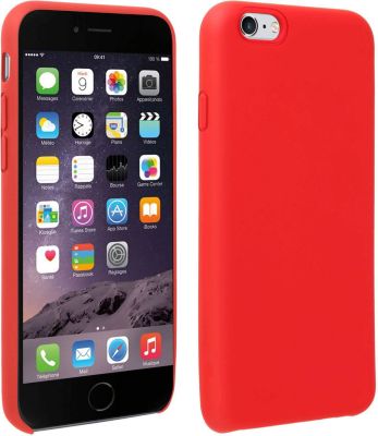 Coque AVIZAR iPhone 6 / 6S Silicone Soft Touch Rouge