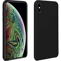 Coque AVIZAR iPhone XS Max Silicone Soft Touch Noir