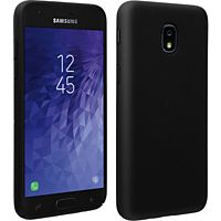 Coque AVIZAR Samsung J3 2018 Silicone Soft Touch Noir