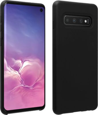 Coque AVIZAR Samsung S10 Silicone Soft Touch Noir