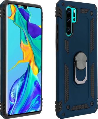 Coque AVIZAR Huawei P30 Pro Bimatière Bague Bleu nuit Coque AVIZAR Huawei P30 Pro Bimatière Bague Bleu nuit
