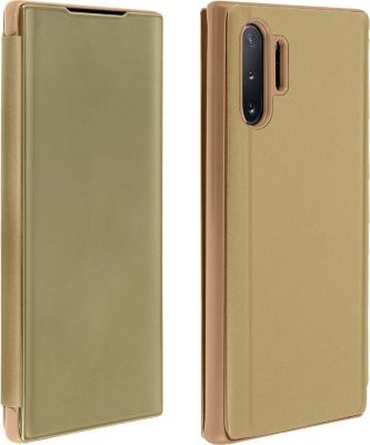 Etui AVIZAR Samsung Note 10 Clear View Doré
