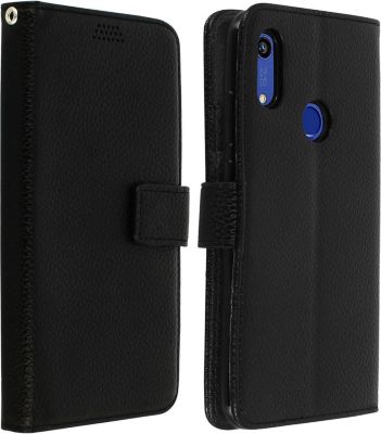 Etui AVIZAR Huawei Y6 2019, Honor 8A Support Noir