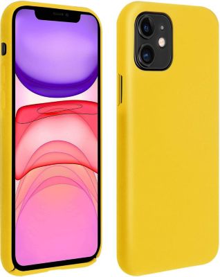Coque AVIZAR iPhone 11 Silicone Soft Touch Jaune