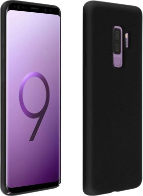 Coque AVIZAR Samsung S9 Plus Silicone Soft Touch Noir