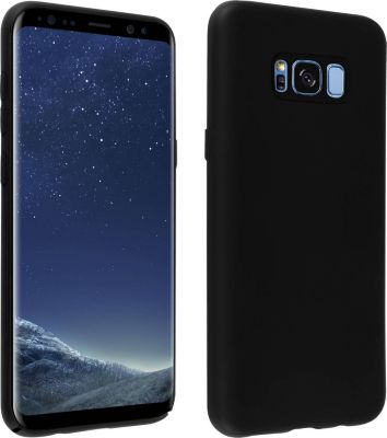 Coque AVIZAR Samsung S8 Plus Silicone Soft Touch Noir