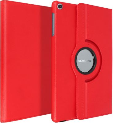 Housse AVIZAR Samsung TabA 10.1 2019 Rotatif 360 Rouge