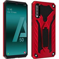 Coque AVIZAR Samsung A50 /A30s Béquille Support Rouge