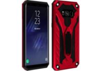 Coque AVIZAR Samsung S8 Plus Béquille Support Rouge