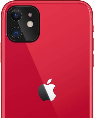 Protège objectif AVIZAR Film iPhone 11 Vitre Verre Trempé Noir