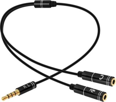 Adaptateur Jack AVIZAR Audio Jack 3.5 / Micro + Casque