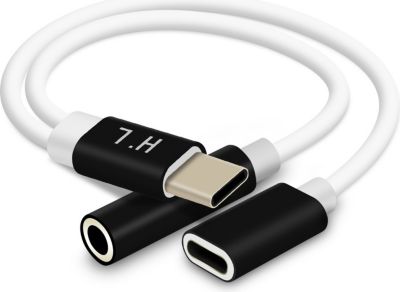 Adaptateur Type C/Jack pour Smartphone 2 en 1 Audio USB-C Ecouteurs Chargeur  Casque - Shot Case