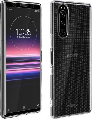 Coque AVIZAR + Verre trempé Noir Sony Xperia 5