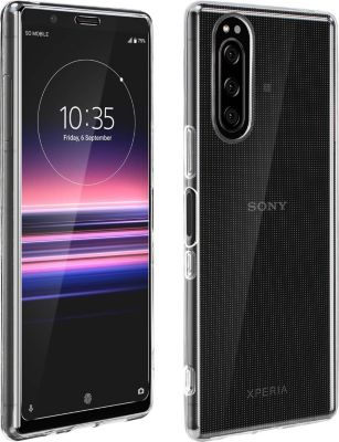 Coque AVIZAR + Verre trempé Transparent Sony Xperia 5