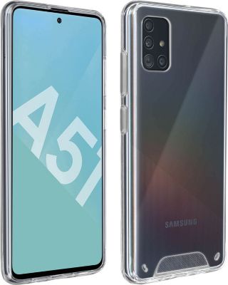 Coque AVIZAR Samsung A51 Coins Bumper Transparent Coque AVIZAR Samsung A51 Coins Bumper Transparent