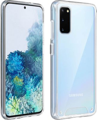 Coque AVIZAR Samsung S20 Coins Bumper Transparent