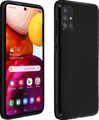 Coque AVIZAR Samsung Galaxy A71 TPU fine Noir