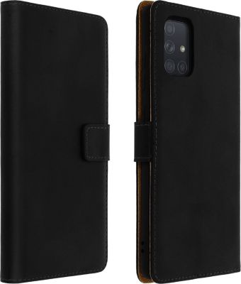 Etui AVIZAR Samsung Galaxy A51 Cuir Veritable Noir