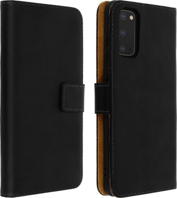 Etui AVIZAR Samsung Galaxy S20 Cuir Veritable Noir