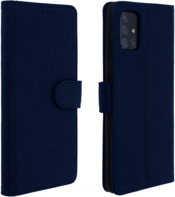Etui AVIZAR Samsung Galaxy A71 Chester Bleu Nuit