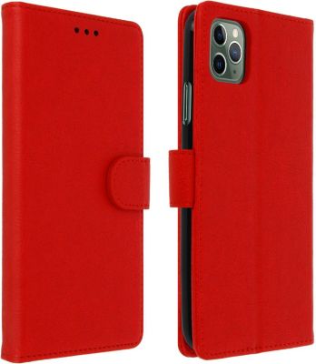 Etui AVIZAR iPhone 11 Pro Portefeuille Chester Rouge
