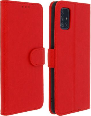 Etui AVIZAR Samsung A51 Portefeuille Chester Rouge