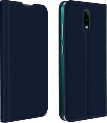 Etui DUX DUCIS Nokia 2.3 Porte-cartes Satiné Bleu Nuit