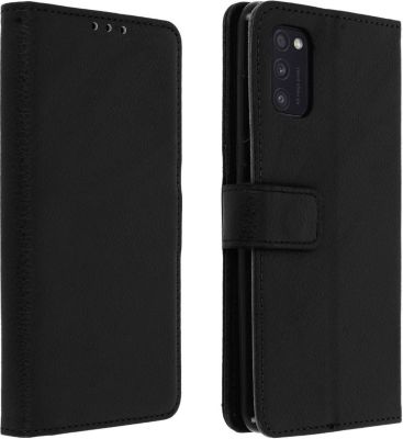 Etui AVIZAR Samsung A41 Portefeuille Support Noir