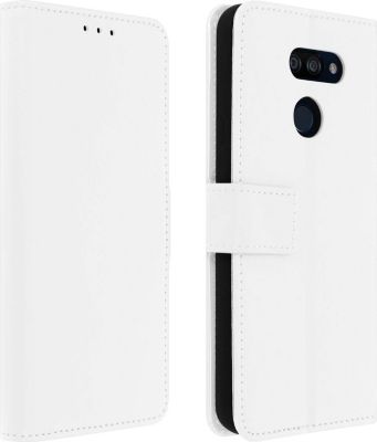 Etui AVIZAR LG K40s Portefeuille Support Blanc