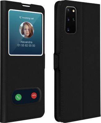 Etui AVIZAR Samsung S20 Plus Double Fenêtre Noir Etui AVIZAR Samsung S20 Plus Double Fenêtre Noir