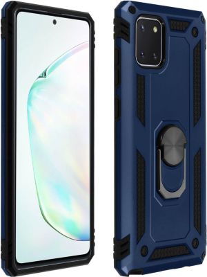 Coque AVIZAR Samsung Note 10 Lite Bague Bleu nuit